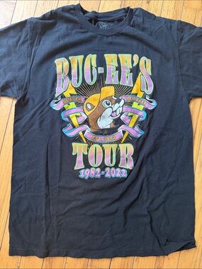 BUC-EE'S Black Graphic Tour T-Shirt - 1982-2022